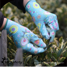 SRSAFETY 13 g Gants de jardinage revêtus de PU / gant de travail / gant de sécurité